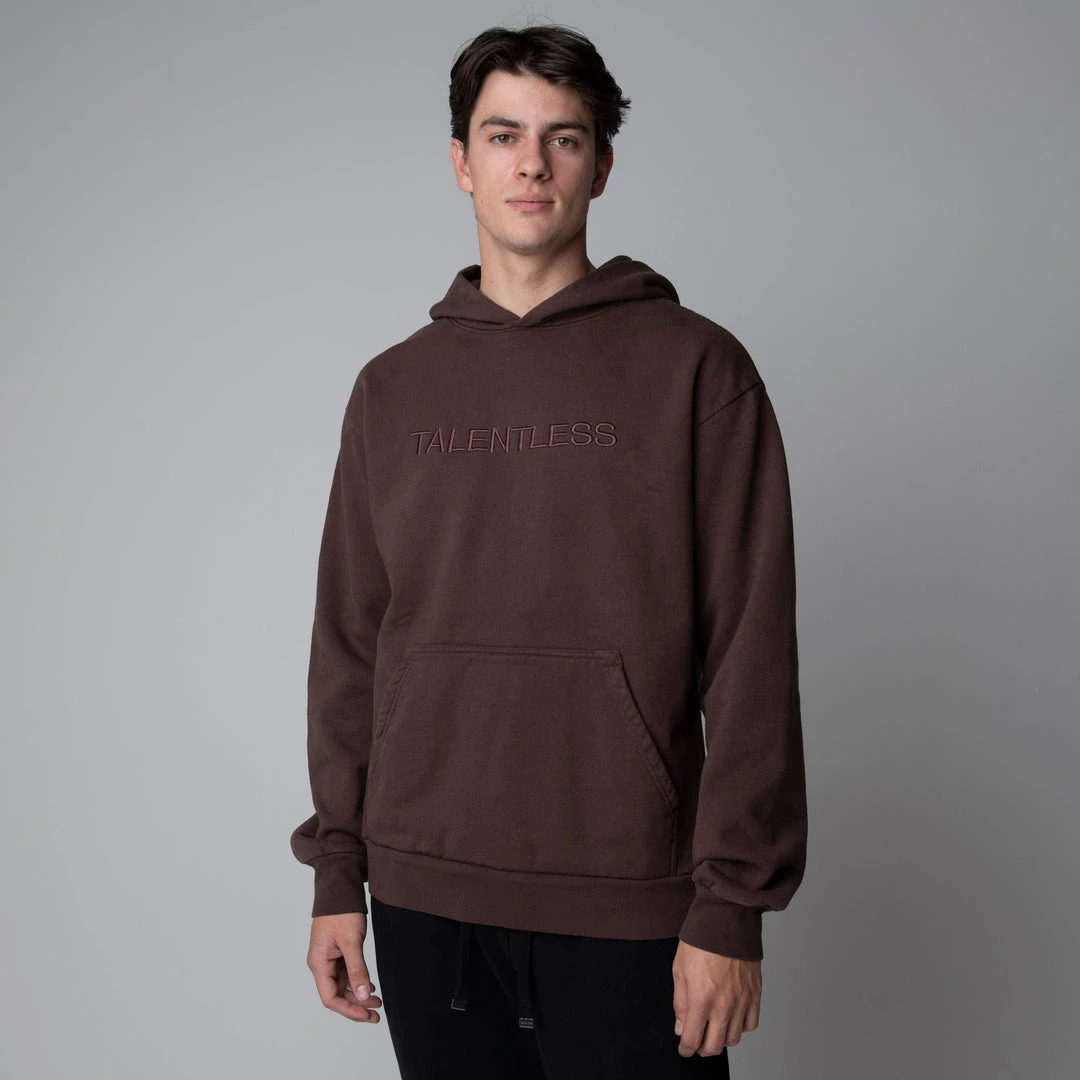 TALENTLESS MENS HOODIE - CIRCLE LOGO EMBROIDERED 18 TALENTLESS MENS HOODIE - CIRCLE LOGO EMBROIDERED