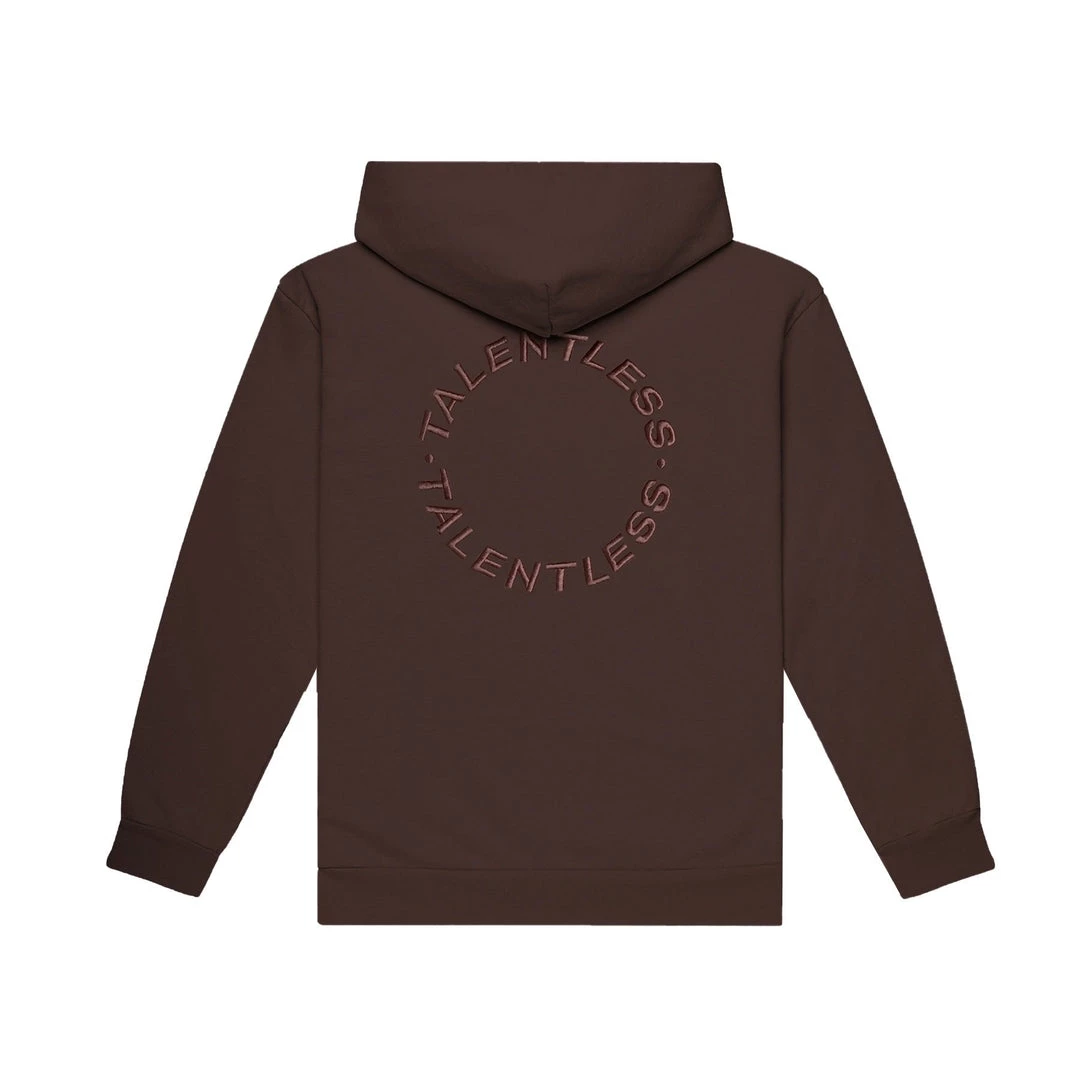 TALENTLESS MENS HOODIE - CIRCLE LOGO EMBROIDERED 23 TALENTLESS MENS HOODIE - CIRCLE LOGO EMBROIDERED
