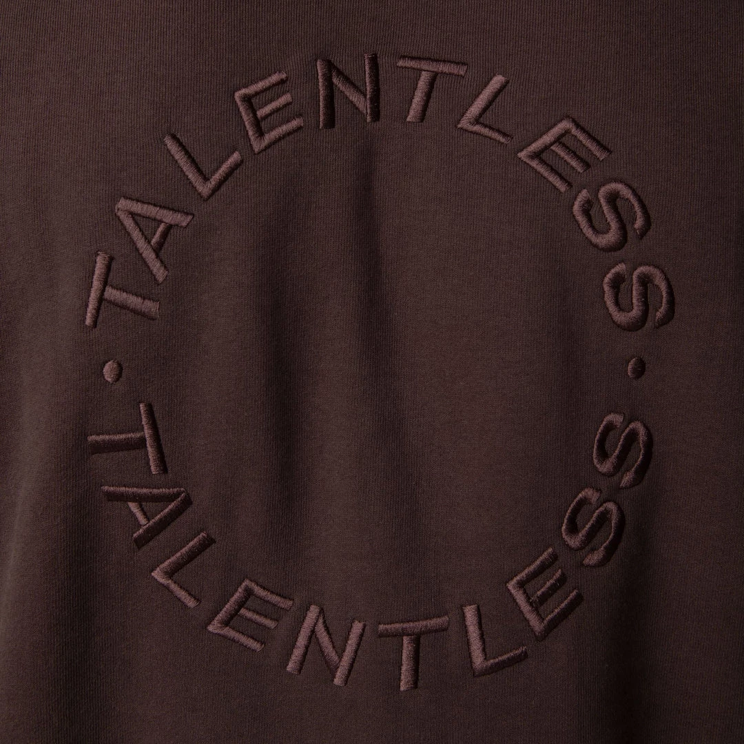 TALENTLESS MENS HOODIE - CIRCLE LOGO EMBROIDERED 22 TALENTLESS MENS HOODIE - CIRCLE LOGO EMBROIDERED
