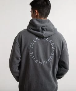 TALENTLESS MENS HOODIE - CIRCLE LOGO EMBROIDERED 34 TALENTLESS MENS HOODIE - CIRCLE LOGO EMBROIDERED