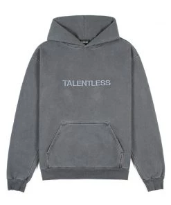 TALENTLESS MENS HOODIE - CIRCLE LOGO EMBROIDERED