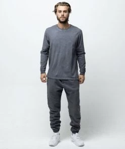 MASSIVE MENS LONG SLEEVE TEE - OIL STAIN Tees