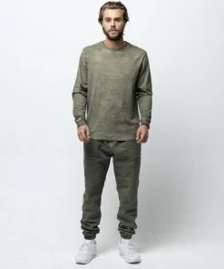 MASSIVE MENS LONG SLEEVE TEE - OIL STAIN Tees