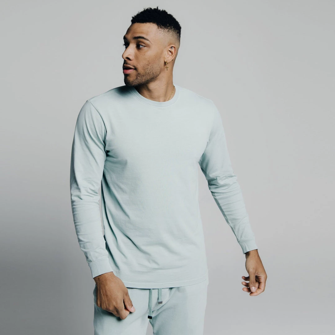 MASSIVE MENS LONG SLEEVE TEE - PASTEL 4 MASSIVE MENS LONG SLEEVE TEE - PASTEL
