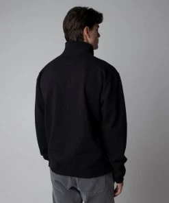 MASSIVE Hoodies MENS MOCK HALF-ZIP SWEATSHIRT