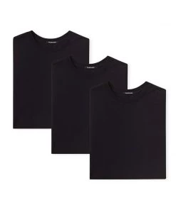 MASSIVE MENS PREMIUM TEE 3 PACK - PITCH BLACK 15 MASSIVE MENS PREMIUM TEE 3 PACK - PITCH BLACK
