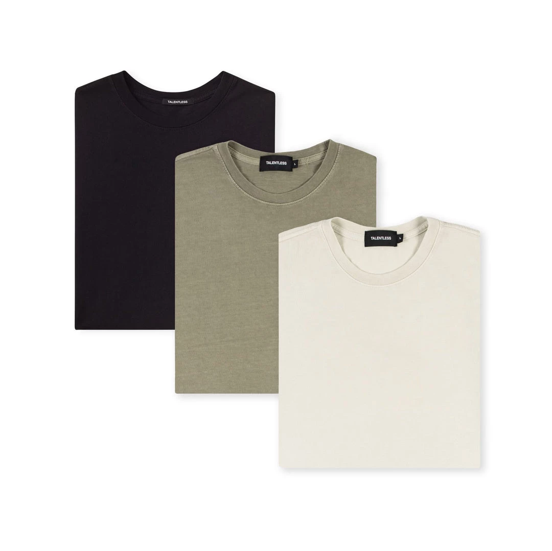 MASSIVE MENS PREMIUM TEE 3 PACK - SEASONAL DUSTY OLIVE Best Sellers 9 MASSIVE MENS PREMIUM TEE 3 PACK - SEASONAL DUSTY OLIVE Best Sellers