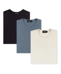 MASSIVE MENS PREMIUM TEE 3 PACK - SEASONAL SLATE BLUE