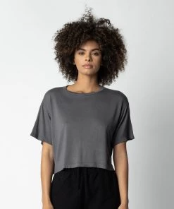 MASSIVE ONE SIZE FITS ALL CROP MODAL TEE Best Sellers