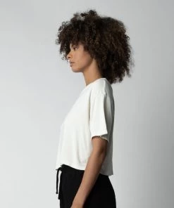 MASSIVE ONE SIZE FITS ALL CROP MODAL TEE Best Sellers