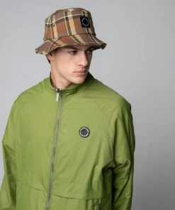 MASSIVE PLAID BUCKET HAT - MID CENTURY