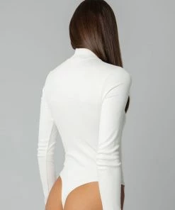 MASSIVE Best Sellers RIB ZIP FRONT BODYSUIT