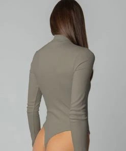 MASSIVE Best Sellers RIB ZIP FRONT BODYSUIT