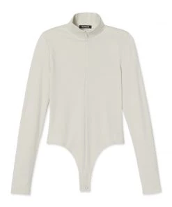 MASSIVE Best Sellers RIB ZIP FRONT BODYSUIT