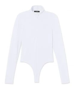 MASSIVE Best Sellers RIB ZIP FRONT BODYSUIT