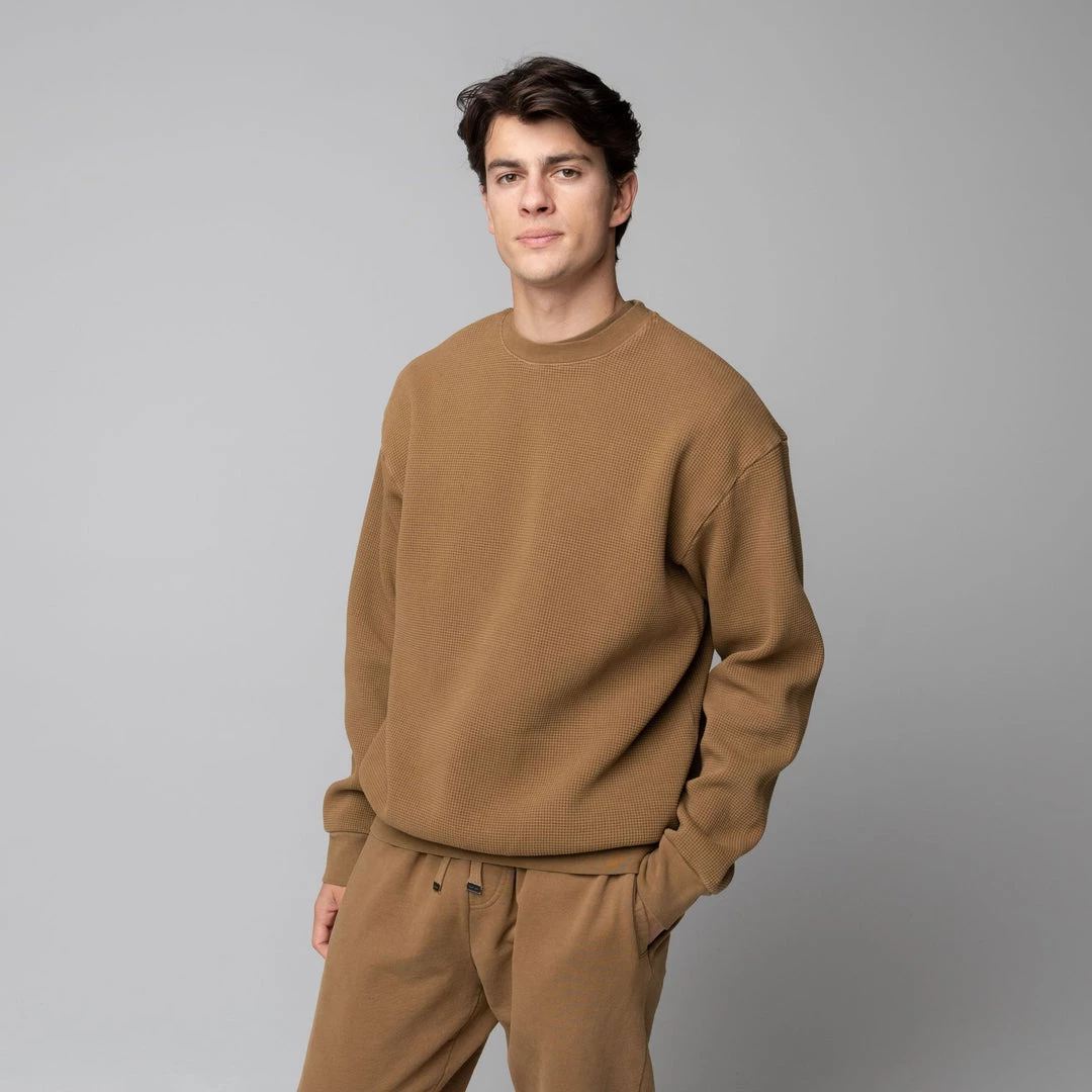 MASSIVE MENS THERMAL CREWNECK - MID CENTURY 11 MASSIVE MENS THERMAL CREWNECK - MID CENTURY