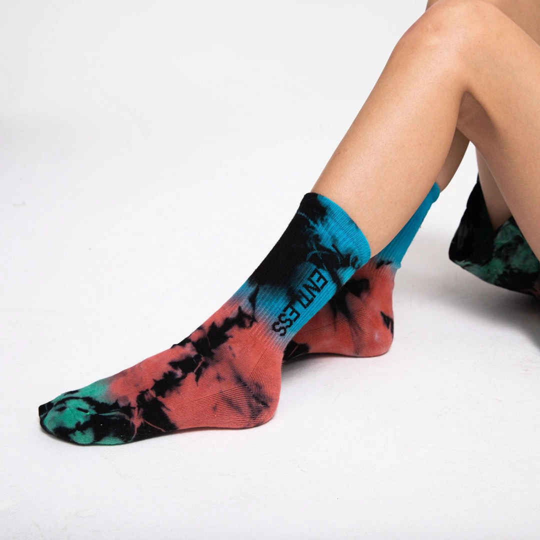 MASSIVE Accessories UNISEX VERTICAL SOCK - HIGHLIGHTER CRYSTAL WASH 4 MASSIVE Accessories UNISEX VERTICAL SOCK - HIGHLIGHTER CRYSTAL WASH