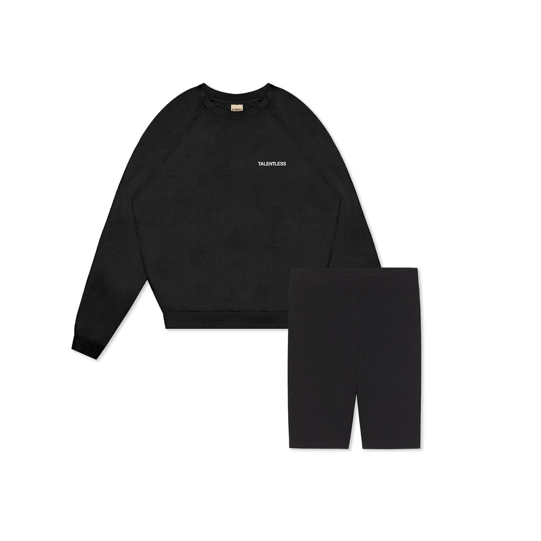 MASSIVE UNISEX RAGLAN CREWNECK + BIKE SHORTS - BUNDLE Bundles 3 MASSIVE UNISEX RAGLAN CREWNECK + BIKE SHORTS - BUNDLE Bundles