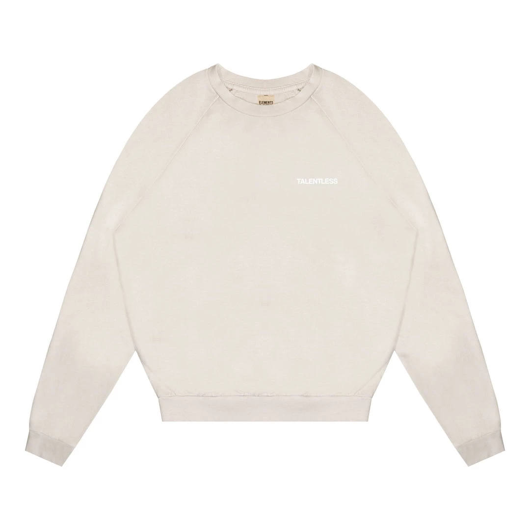 TALENTLESS UNISEX RAGLAN CREWNECK - CORE 3 TALENTLESS UNISEX RAGLAN CREWNECK - CORE