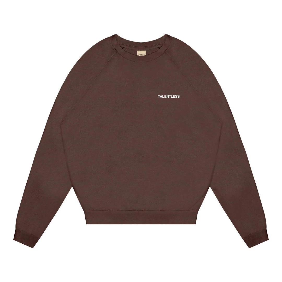 TALENTLESS UNISEX RAGLAN CREWNECK - CORE 13 TALENTLESS UNISEX RAGLAN CREWNECK - CORE