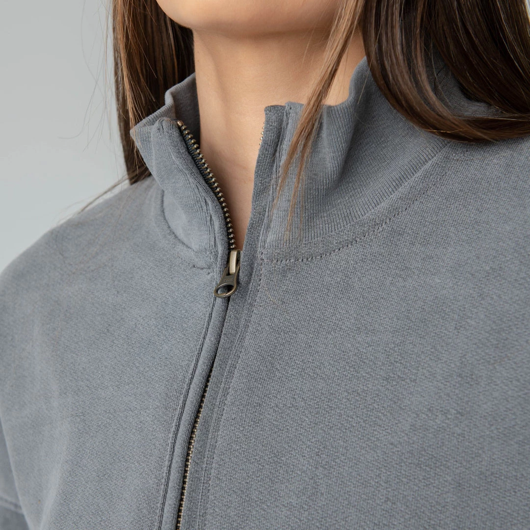 MASSIVE Hoodies WOMENS 3/4 ZIP CROPPED PULLOVER 7 MASSIVE Hoodies WOMENS 3/4 ZIP CROPPED PULLOVER