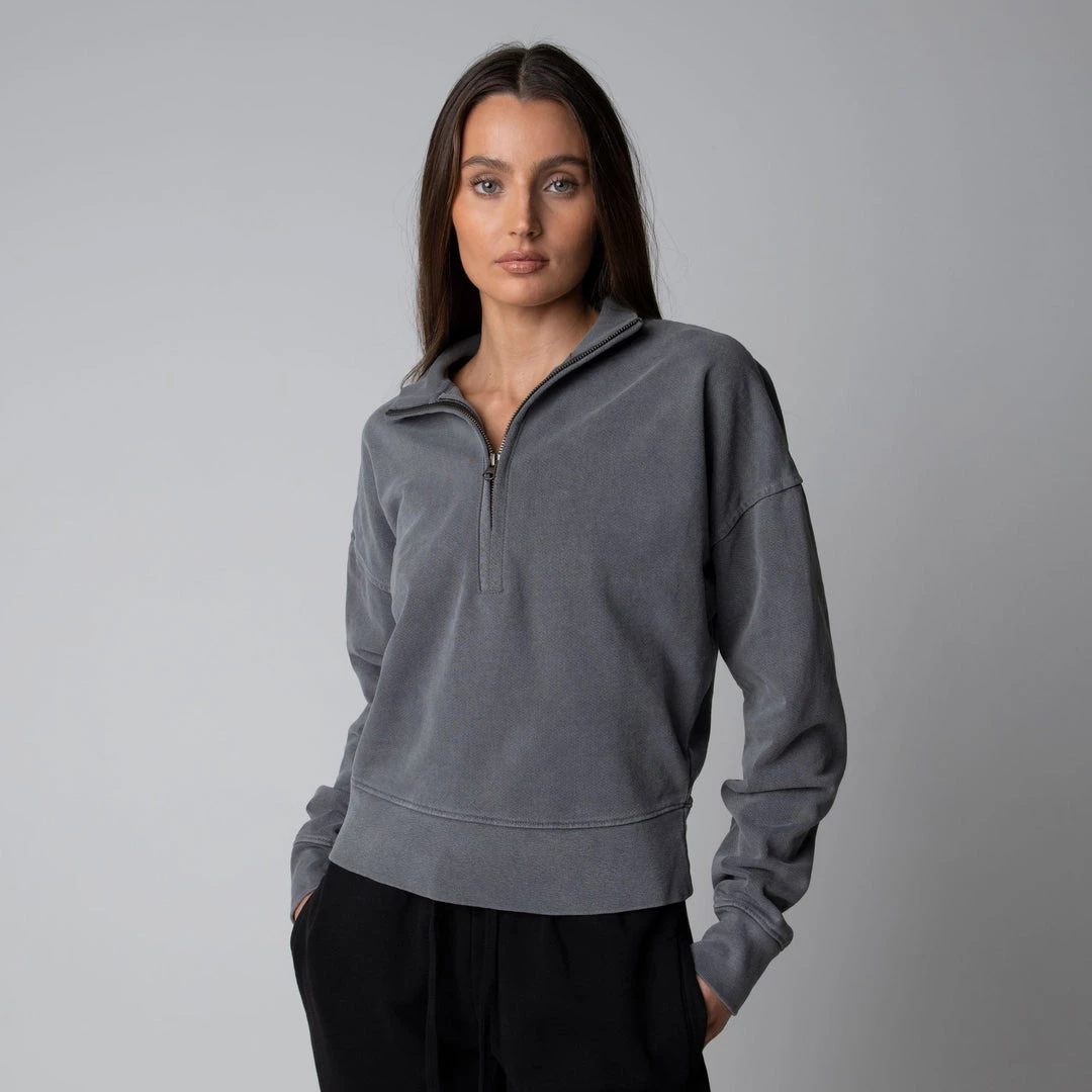 MASSIVE WOMENS 3/4 ZIP PULLOVER 24 MASSIVE WOMENS 3/4 ZIP PULLOVER