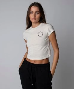 MASSIVE WOMENS BABY TEE - CIRCLE LOGO Best Sellers 29 MASSIVE WOMENS BABY TEE - CIRCLE LOGO Best Sellers