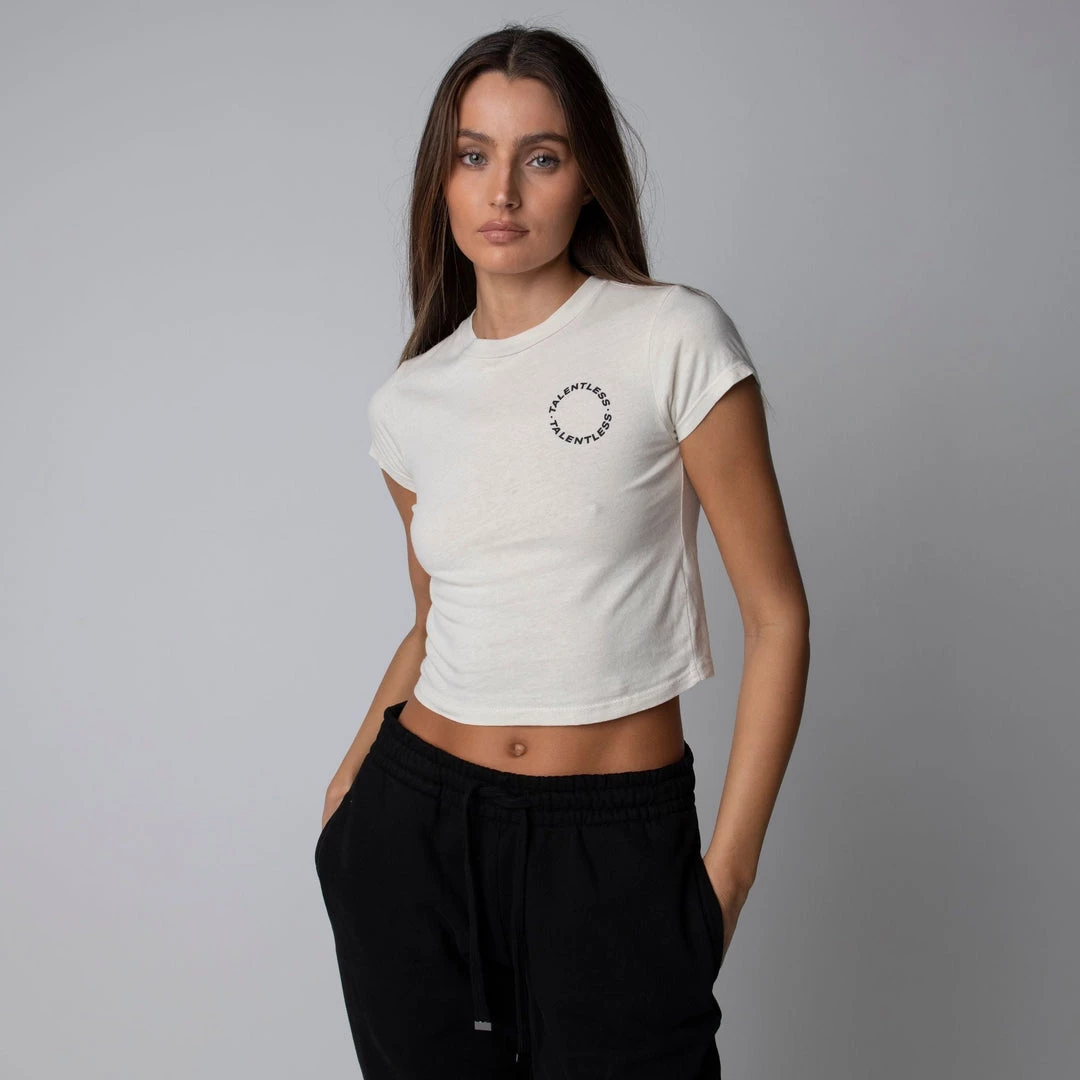 MASSIVE WOMENS BABY TEE - CIRCLE LOGO Best Sellers 13 MASSIVE WOMENS BABY TEE - CIRCLE LOGO Best Sellers