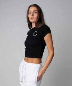 MASSIVE WOMENS BABY TEE - CIRCLE LOGO Best Sellers 21 MASSIVE WOMENS BABY TEE - CIRCLE LOGO Best Sellers