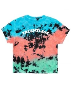 MASSIVE Tops WOMENS BABY TEE - HIGHLIGHTER CRYSTAL WASH