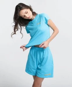 MASSIVE WOMENS BABY TEE - HIGHLIGHTER