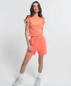 MASSIVE WOMENS BABY TEE - HIGHLIGHTER