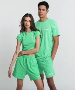 MASSIVE WOMENS BABY TEE - HIGHLIGHTER