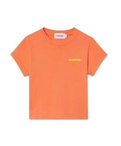 MASSIVE WOMENS BABY TEE - HIGHLIGHTER