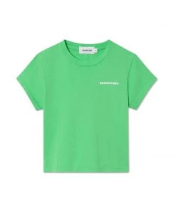 MASSIVE WOMENS BABY TEE - HIGHLIGHTER