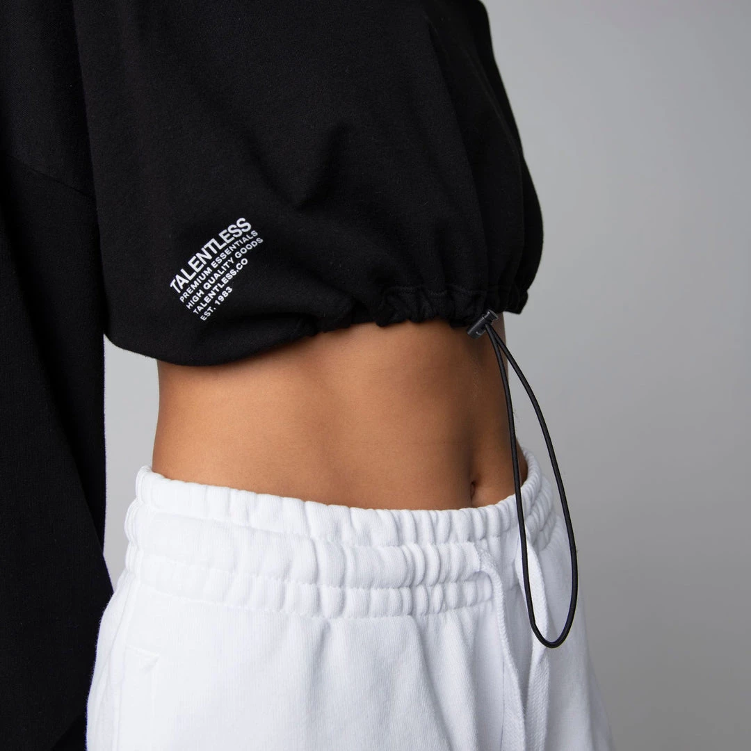 TALENTLESS WOMENS CINCH CROP CREW 19 TALENTLESS WOMENS CINCH CROP CREW