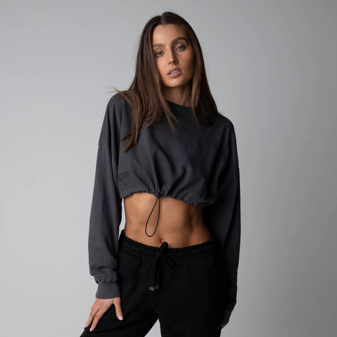 TALENTLESS WOMENS CINCH CROP CREW 23 TALENTLESS WOMENS CINCH CROP CREW