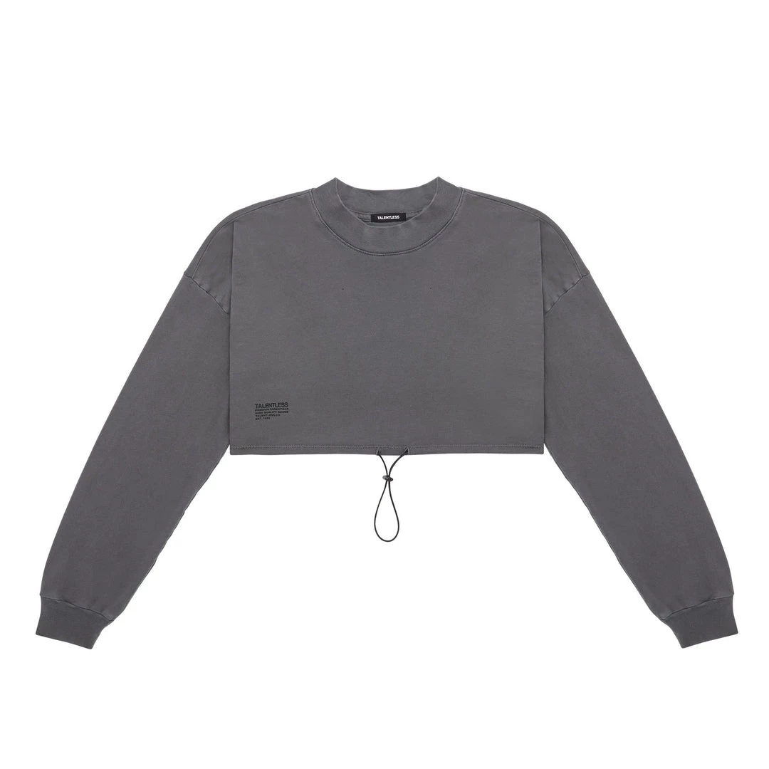 TALENTLESS WOMENS CINCH CROP CREW 22 TALENTLESS WOMENS CINCH CROP CREW