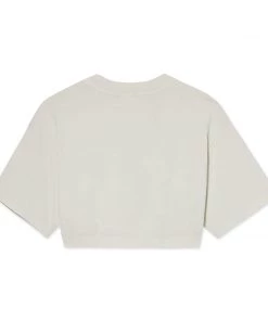 MASSIVE WOMENS CROP DARTED TEE