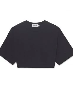 MASSIVE WOMENS CROP DARTED TEE