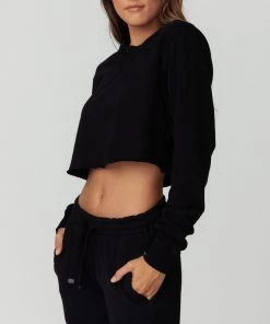 TALENTLESS WOMENS CROPPED CREWNECK Crewnecks