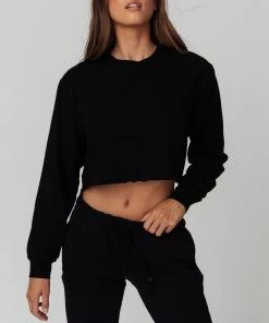 TALENTLESS WOMENS CROPPED CREWNECK Crewnecks