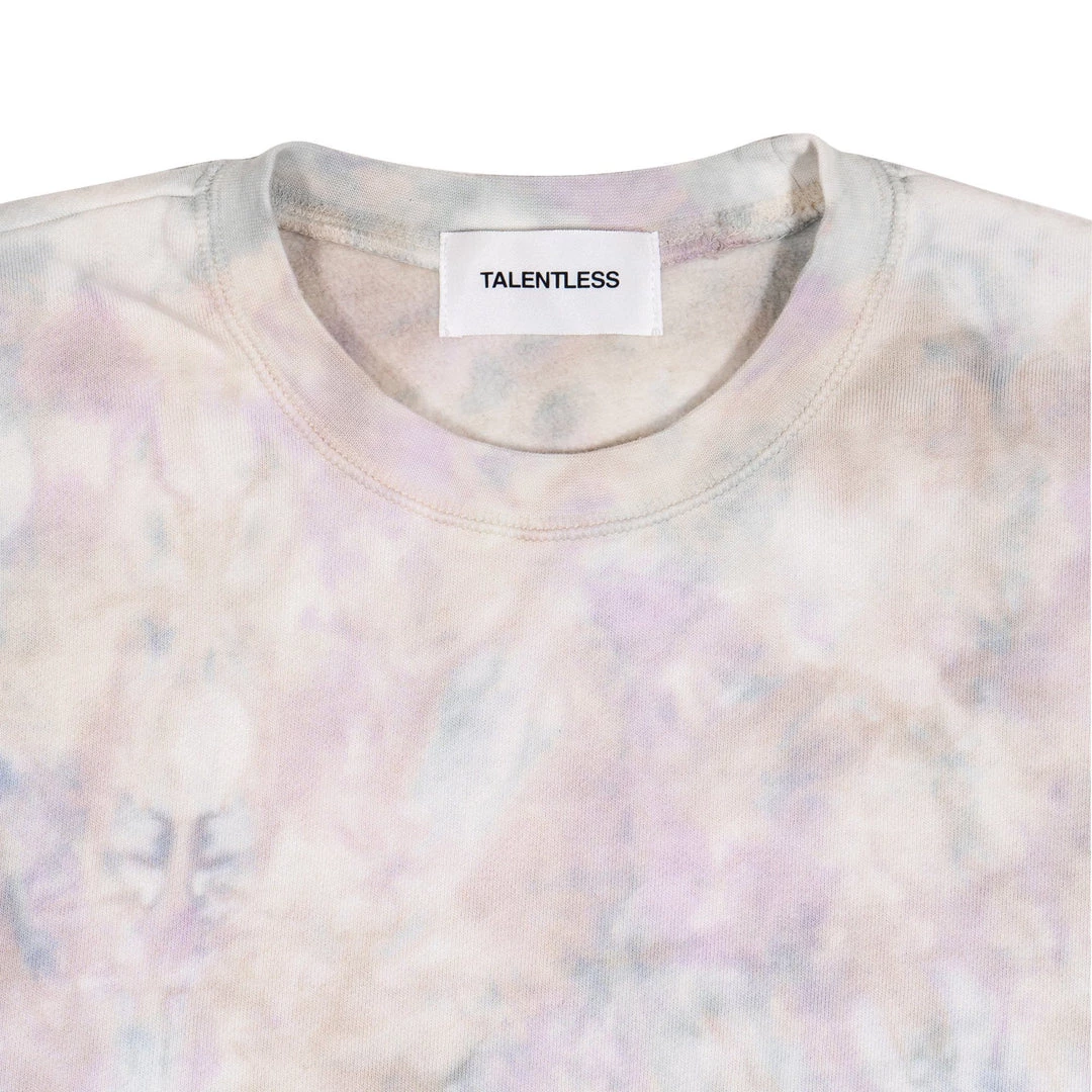 TALENTLESS WOMENS CROPPED CREWNECK - WATERCOLOR 7 TALENTLESS WOMENS CROPPED CREWNECK - WATERCOLOR