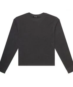 MASSIVE Tops WOMENS CROPPED LONG SLEEVE TEE