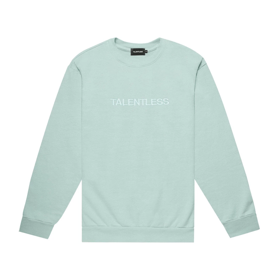 TALENTLESS WOMENS EMBROIDERED CREWNECK - PASTEL Crewnecks 7 TALENTLESS WOMENS EMBROIDERED CREWNECK - PASTEL Crewnecks