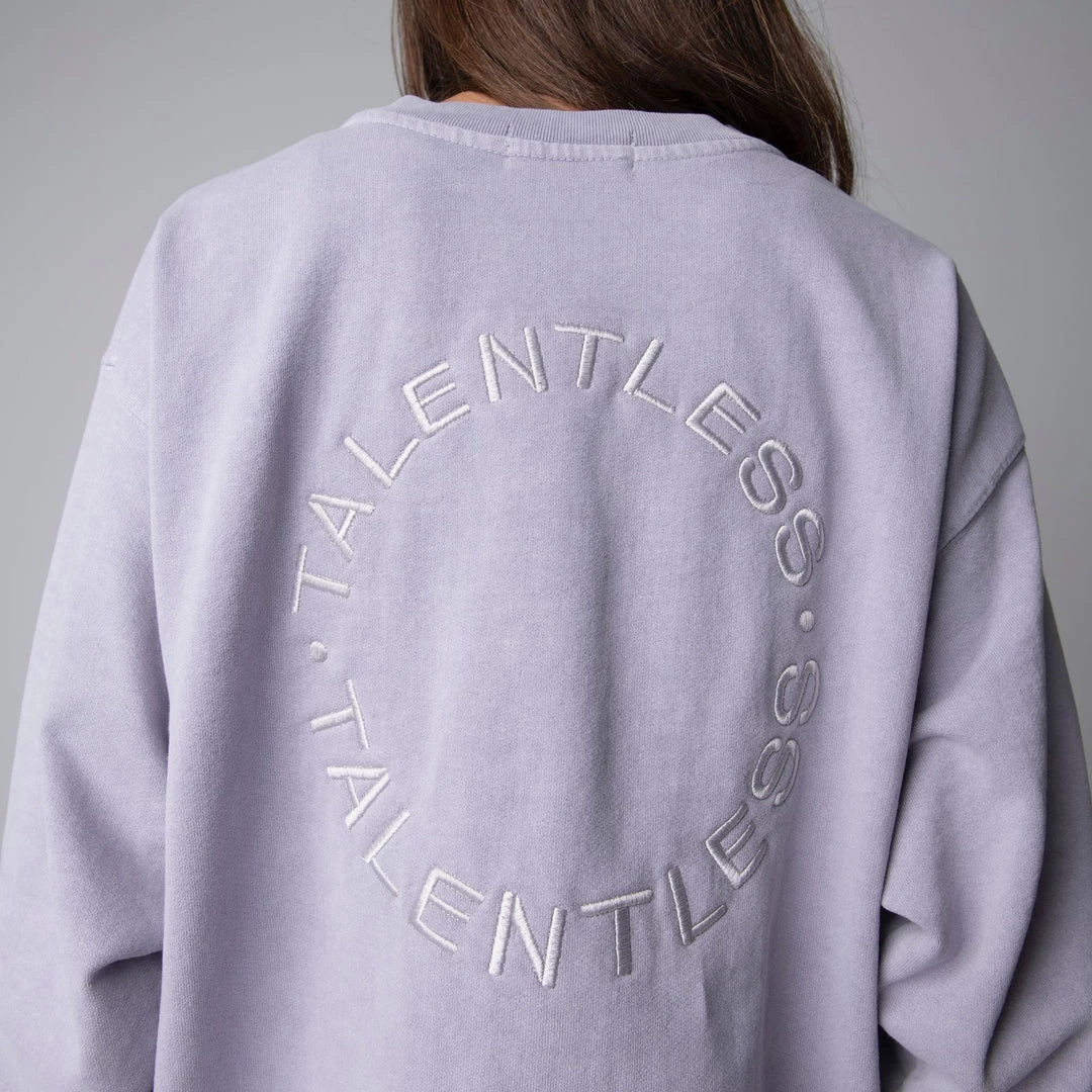 TALENTLESS WOMENS EMBROIDERED CREWNECK - PASTEL Crewnecks 18 TALENTLESS WOMENS EMBROIDERED CREWNECK - PASTEL Crewnecks