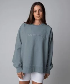 TALENTLESS WOMENS EMBROIDERED CREWNECK - PASTEL Crewnecks 26 TALENTLESS WOMENS EMBROIDERED CREWNECK - PASTEL Crewnecks
