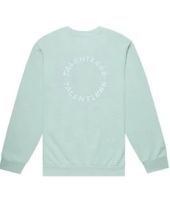 TALENTLESS WOMENS EMBROIDERED CREWNECK - PASTEL Crewnecks