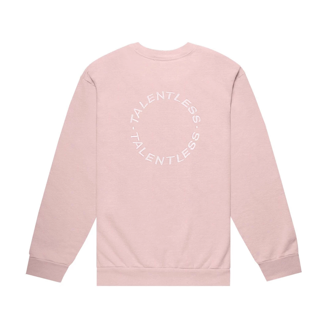 TALENTLESS WOMENS EMBROIDERED CREWNECK - PASTEL Crewnecks 11 TALENTLESS WOMENS EMBROIDERED CREWNECK - PASTEL Crewnecks