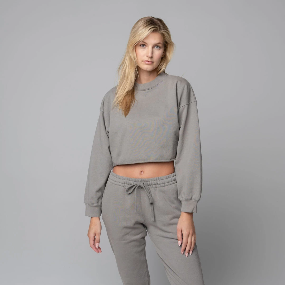 TALENTLESS WOMENS HEAVYWEIGHT CROPPED CREWNECK - MID CENTURY Best Sellers 12 TALENTLESS WOMENS HEAVYWEIGHT CROPPED CREWNECK - MID CENTURY Best Sellers